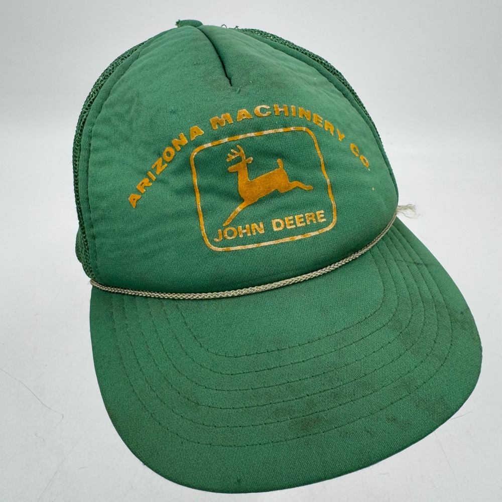 Vintage John Deere‎ Arizona Machinery Co. Green Trucker Hat Cap
